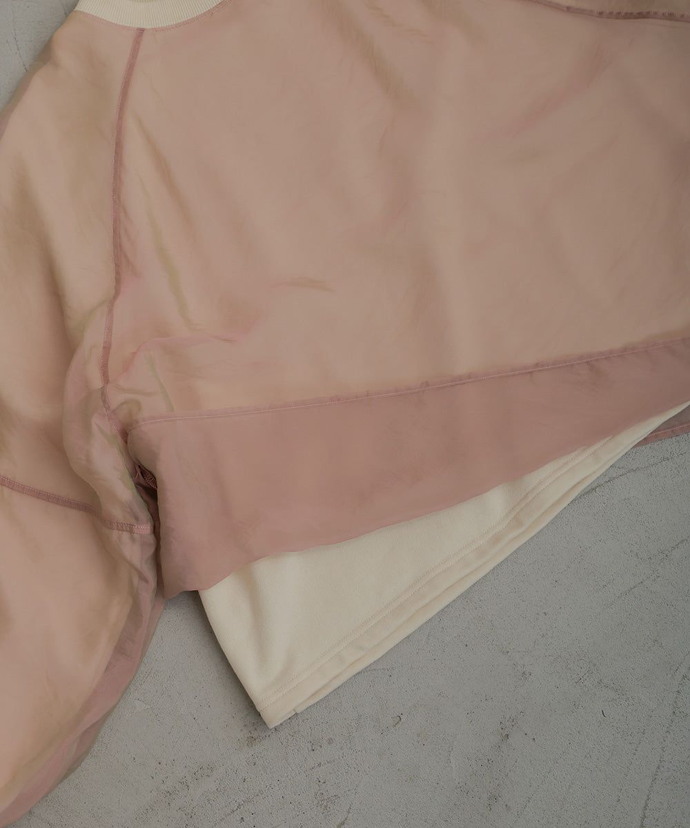 日本 Bab - [推薦]薄紗層次精緻女孩長袖上衣-淺卡其