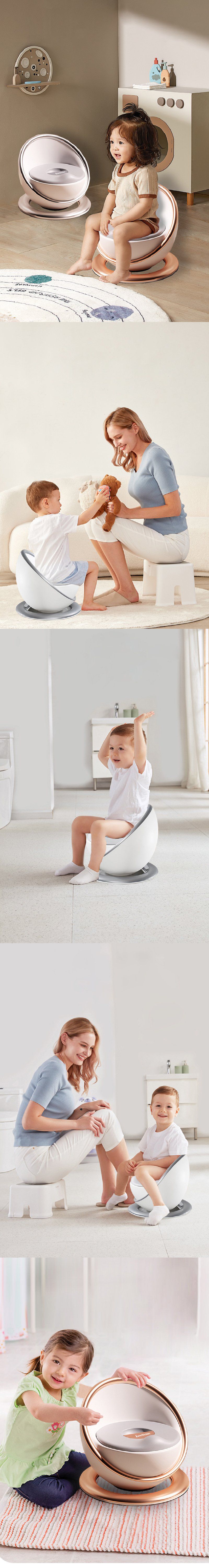 韓國 Perfection - 太空艙座便器-銀灰色