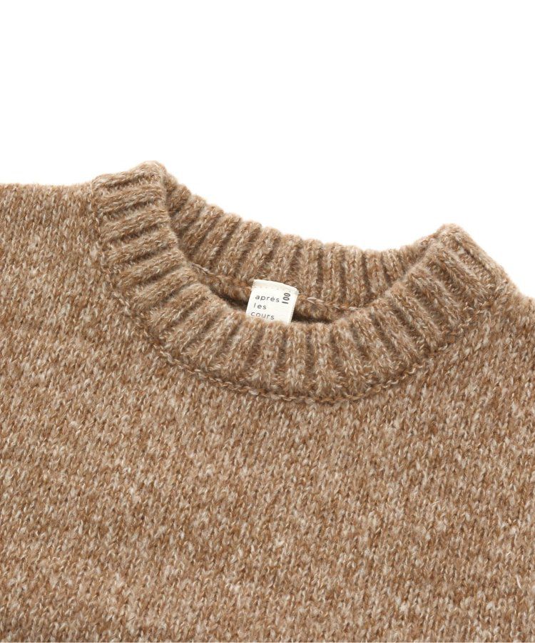 日本 apres les cours - 甜蜜冰淇淋色系針織上衣-象牙