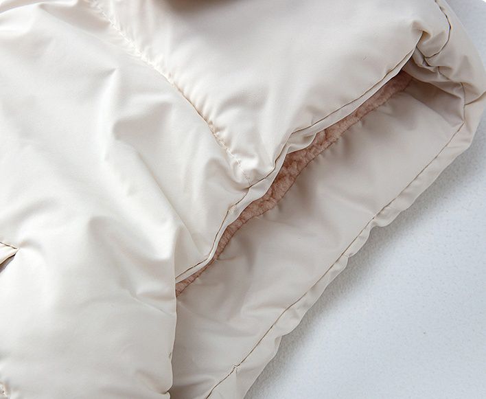 WELLKIDS - 加絨翻領鋪棉暖暖背心-黃色