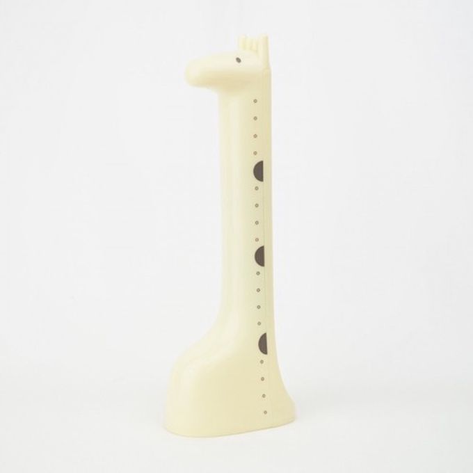 日本 Hashy - 長頸鹿身高測量器-新裝版-黃 (W8×D5.2×H22.9cm)