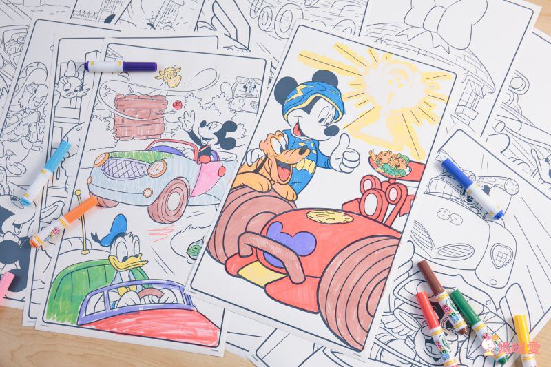 【迪士尼 ✖ 美國 Crayola 繪兒樂】39 折起！蠟筆、彩色筆、印章、著色本通通有