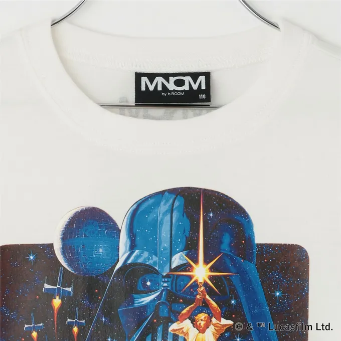 日本 b-ROOM - 限量星際聯名 防污速乾印花短袖上衣-電影場景-淺灰綠