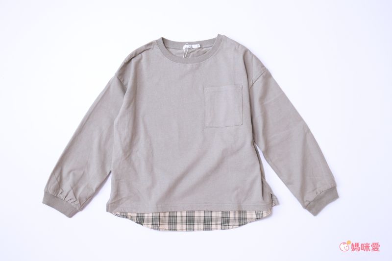 日本 PAIRMANON - 透氣二重紗 簡約薄長袖洋裝-孩子-洋紅