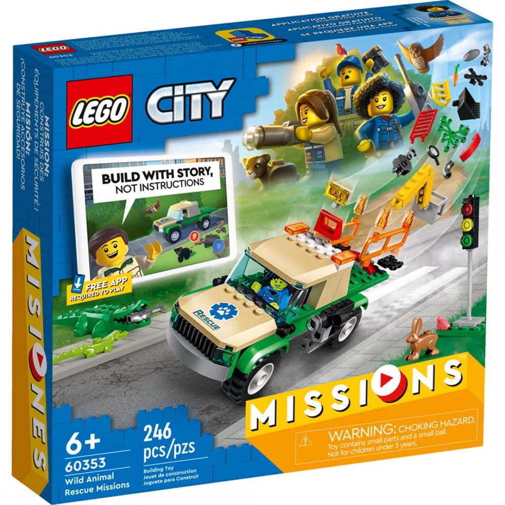 樂高積木 LEGO《 LT60353》City 城市系列 - 野生動物救援任務-246pcs