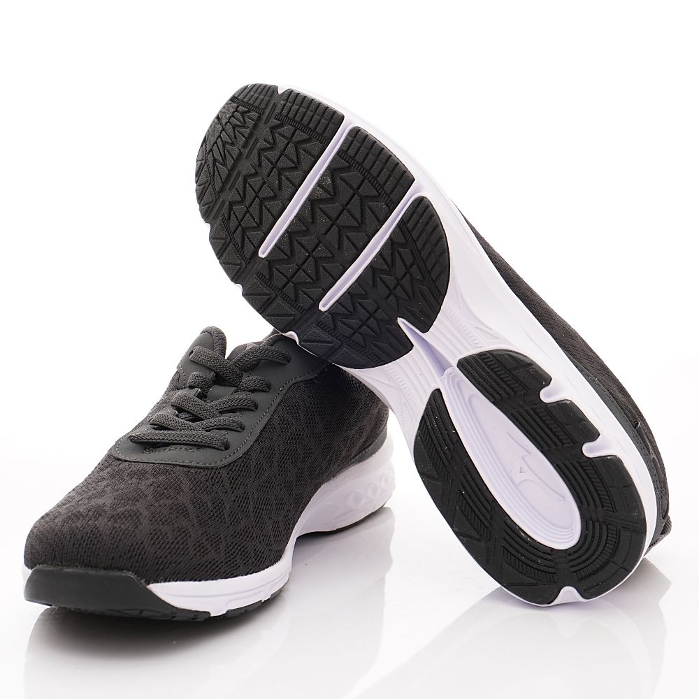 MIZUNO 美津濃 - MIZUNO男段織網運動慢跑鞋-運動鞋-黑