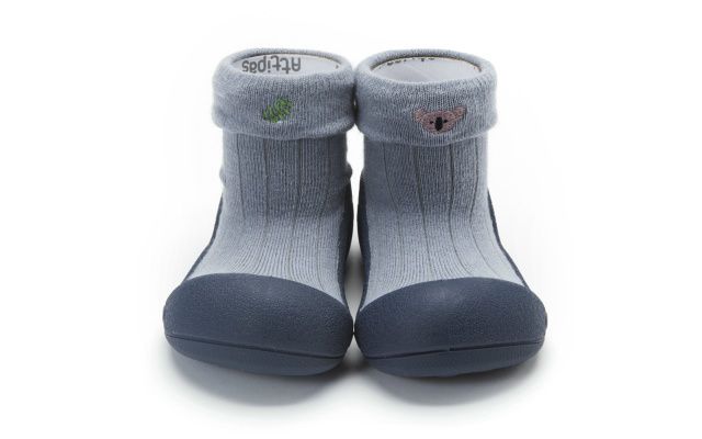 韓國 Attipas - 襪型學步鞋-動物之森-無尾熊