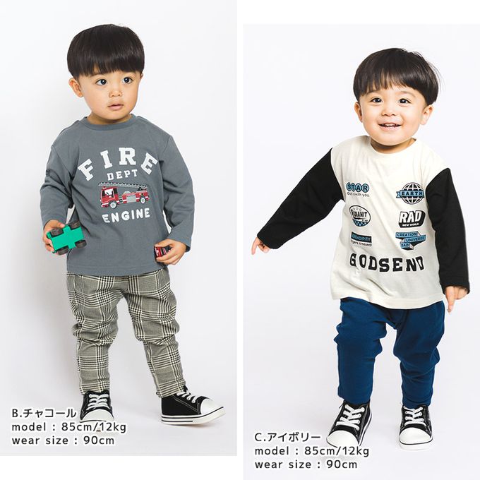 日本 ZOOLAND - [推薦]定番印花薄長袖上衣-小熊玩偶-莓粉紅