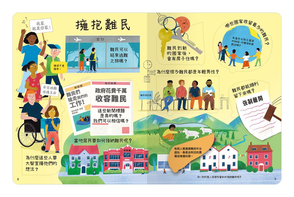 想問什麼翻翻書-關於難民你想知道什麼