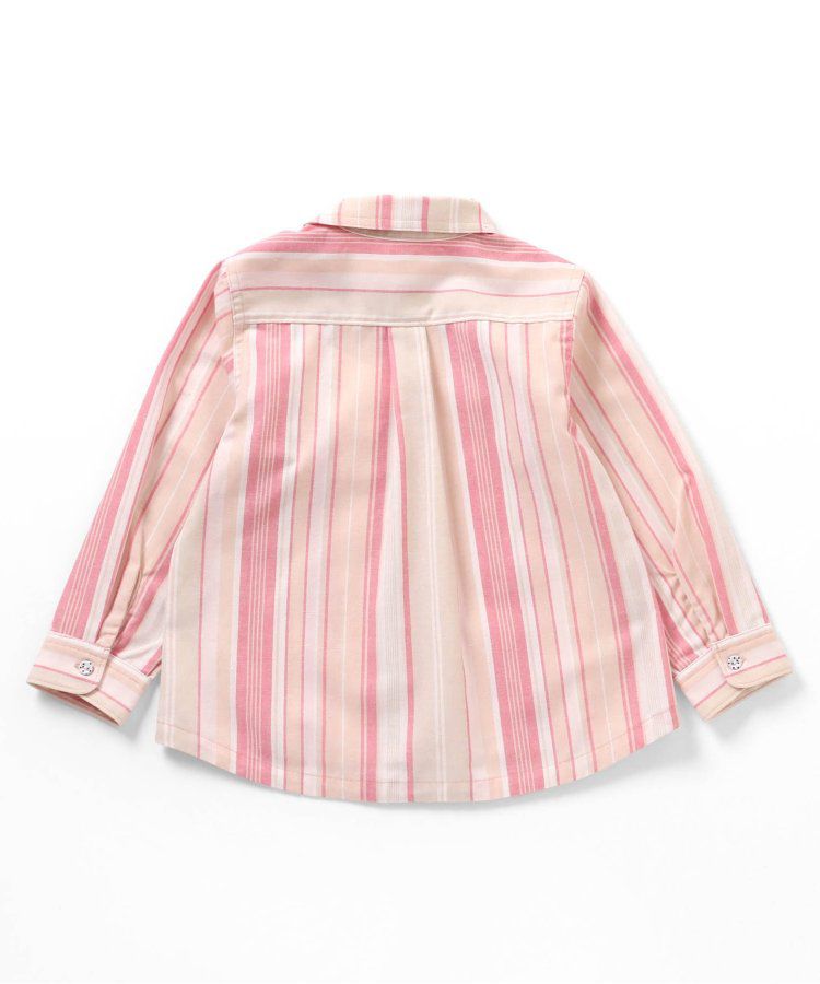 日本 BREEZE - [推薦]氣質系正式領長袖襯衫-素面-米白