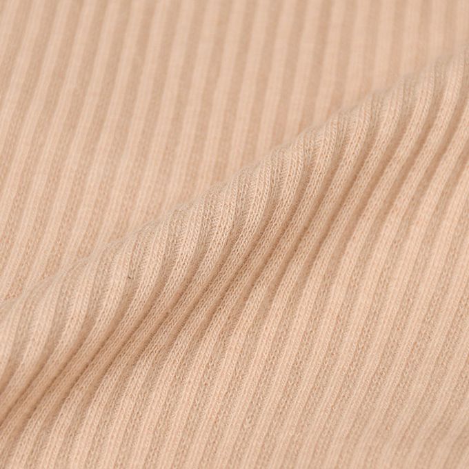 akachan honpo - 10分內搭褲-羅紋-淺卡其色