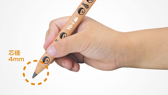 日本文具 TOMBOW - 蜻蜓牌 習字用三角鉛筆3支(6B)