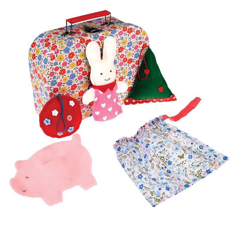 英國 Rex London - 幼兒/兒童DIY縫紉手提箱-小花花