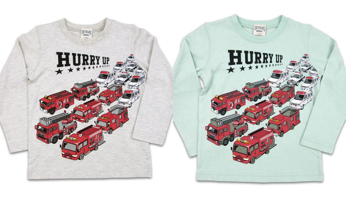 日本服飾代購 - 純棉印花長袖上衣-列車交會-灰