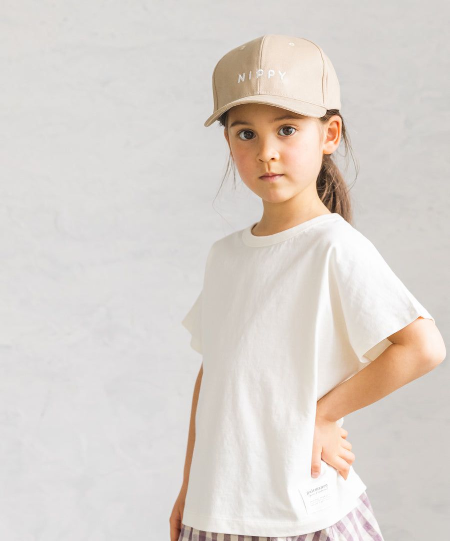 日本 PAIRMANON - 100%柔棉 素面短T(孩子)-粉