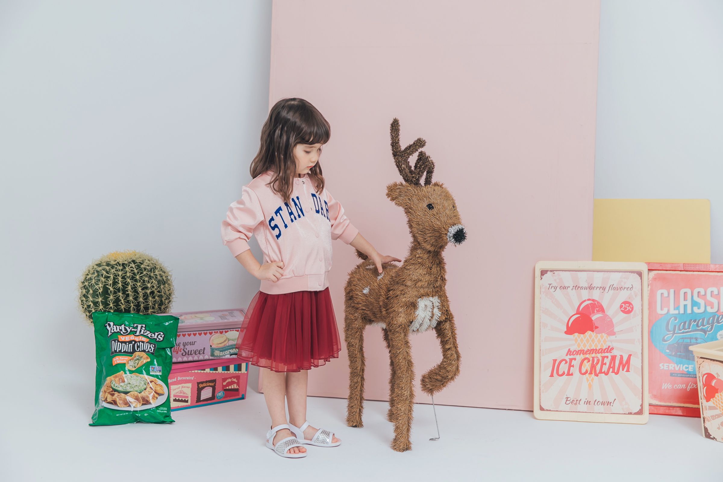 Peachy - 北鼻款*獨家訂製綿柔空氣紗裙-短裙款-性感酒紅