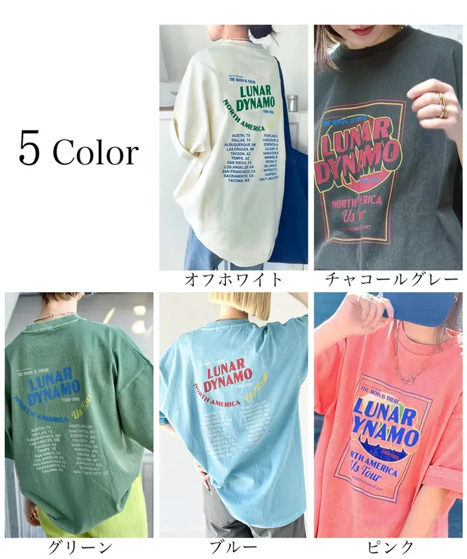 日本 Classical Elf - 100%棉美式復古印花T恤-粉紅