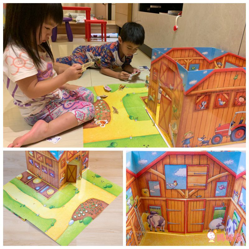 大型家家酒立體書！農場＆城堡主題～10種以上角色，創造故事變身小導演