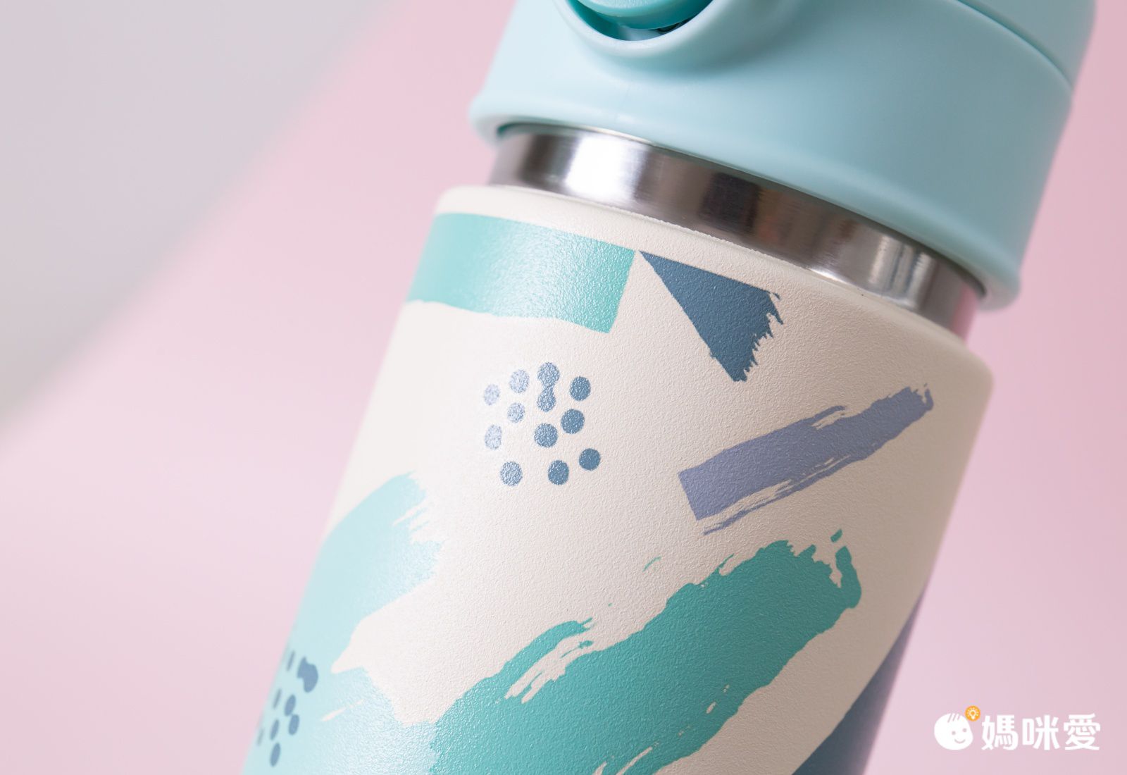 Nuby - NUBY純鈦兒童保溫杯(細吸管/附背帶)_380ml