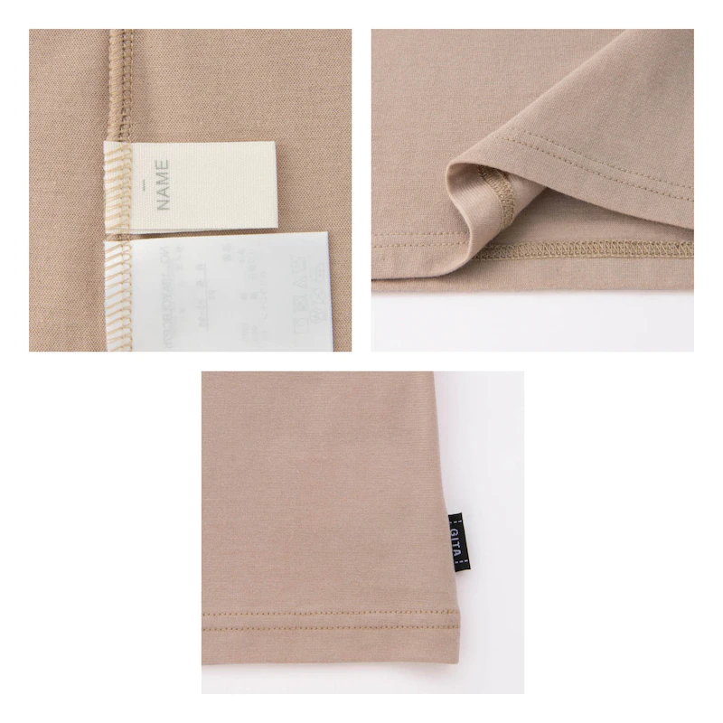 日本千趣會 - GITA 天竺棉印花短T-海岸旅行車與狗-杏