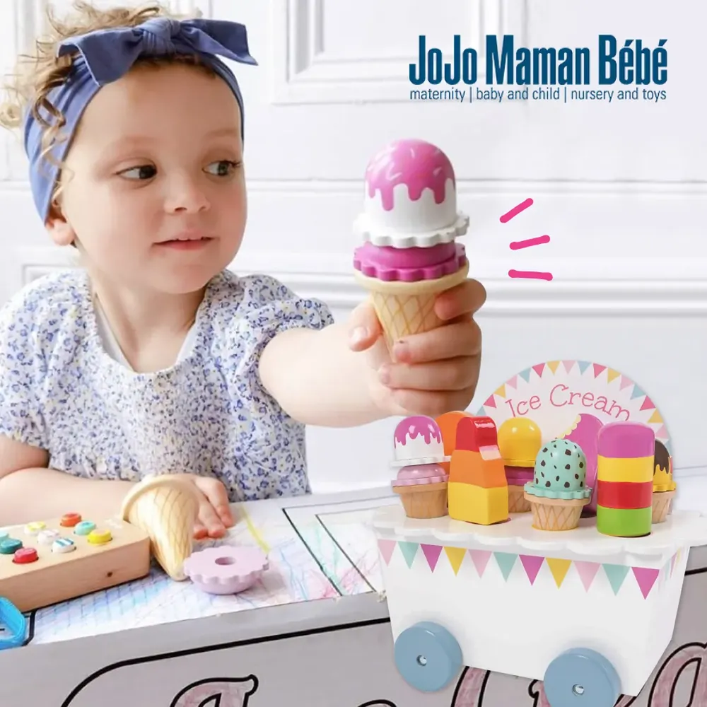 英國 JoJo Maman BeBe - 家家酒/角色扮演玩具-冰淇淋餐車