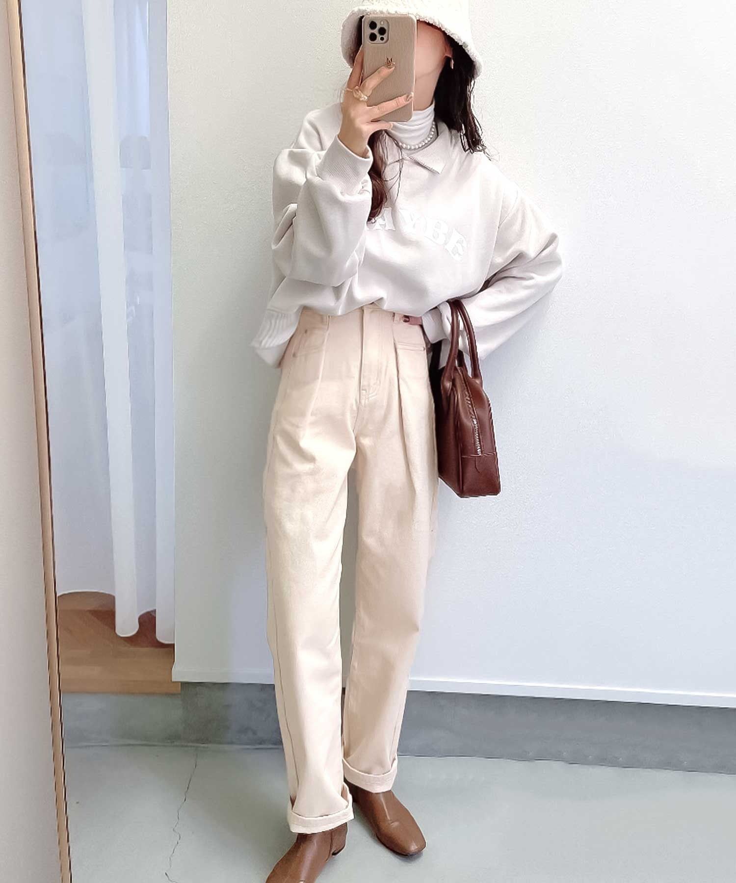 日本 Classical Elf - [熱銷NO.1]  舒適顯瘦打褶長褲-黑