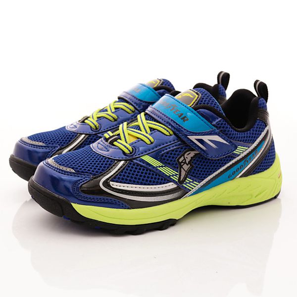 GOODYEAR - 戶外童鞋-飆風競速運動款(中大童段)-藍