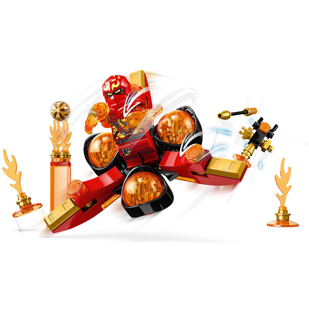 樂高積木 LEGO《 LT71777 》NINJAGO 旋風忍者系列 - 赤地的龍威旋風忍術陀螺