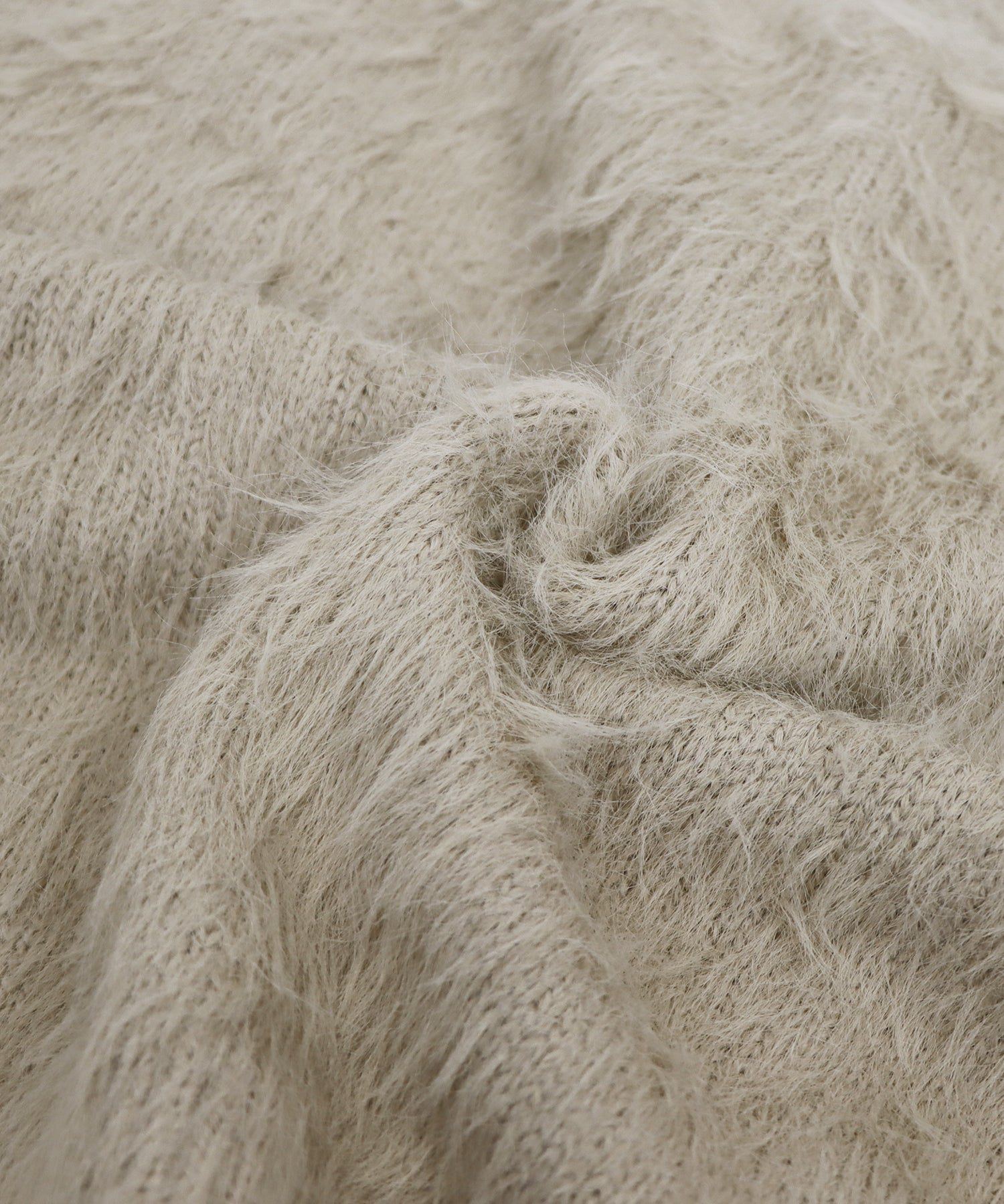 日本 BLUE EAST - 時尚毛絨感長袖外套-深灰