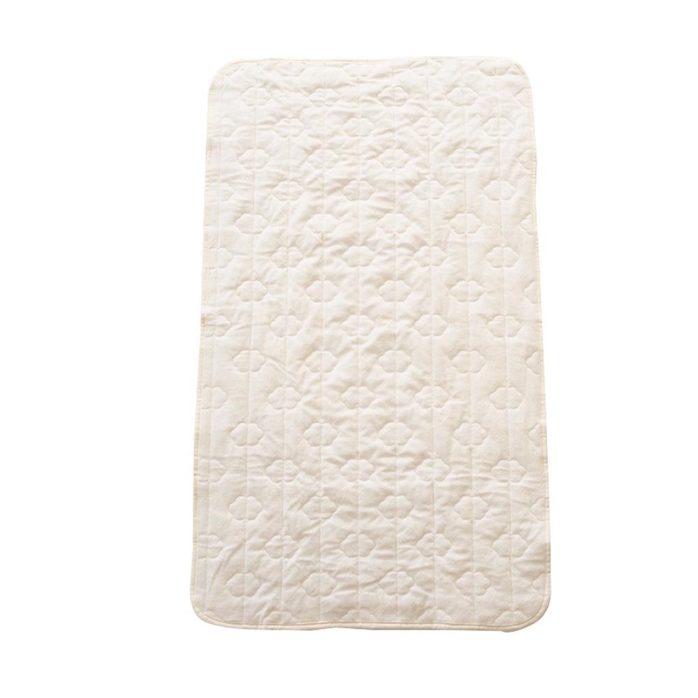 akachan honpo - 保潔墊-棉質 毛巾布-象牙白色 (70×120cm)