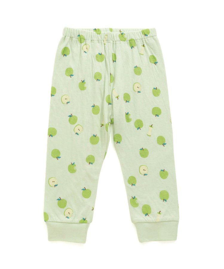 日本 BREEZE - 荷葉肩蘋果圖案成套家居服-青蘋果