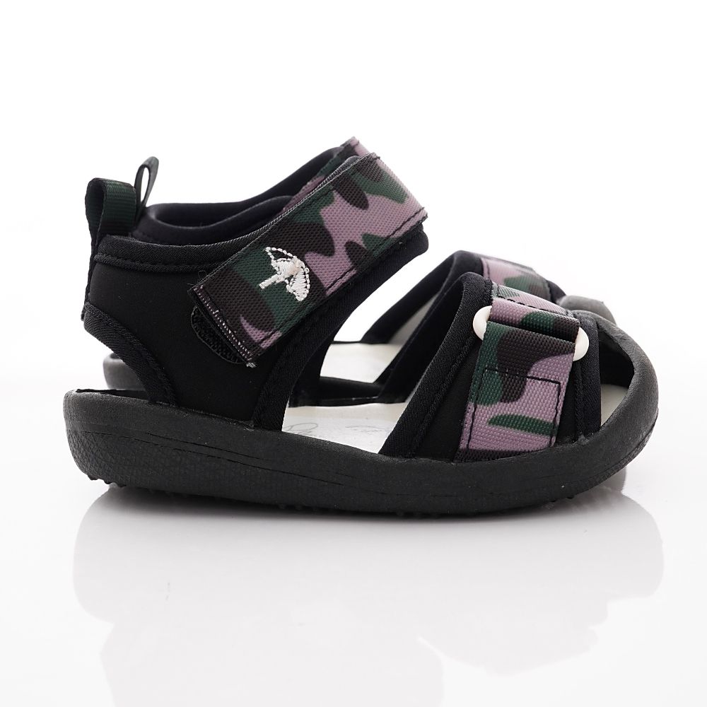 Arnold Palmer 雨傘牌 - 專櫃迷彩超輕涼鞋(寶寶段)-黑