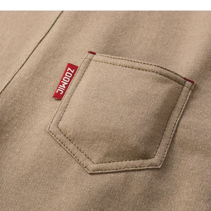 日本 ZOOLAND - 胸前大口袋舒適好穿吊帶褲-格紋內襯-海軍藍