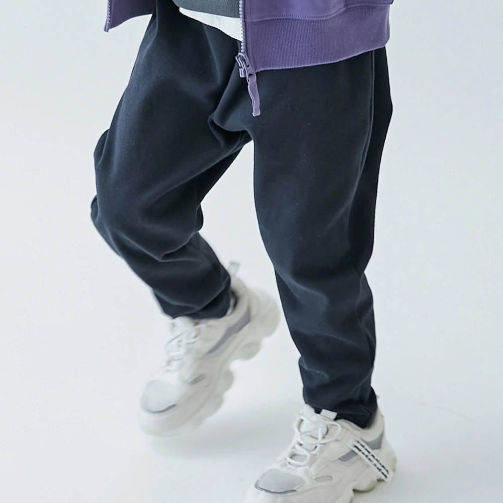 [熱銷定番] 超彈力抗毛球哈倫長褲-黑