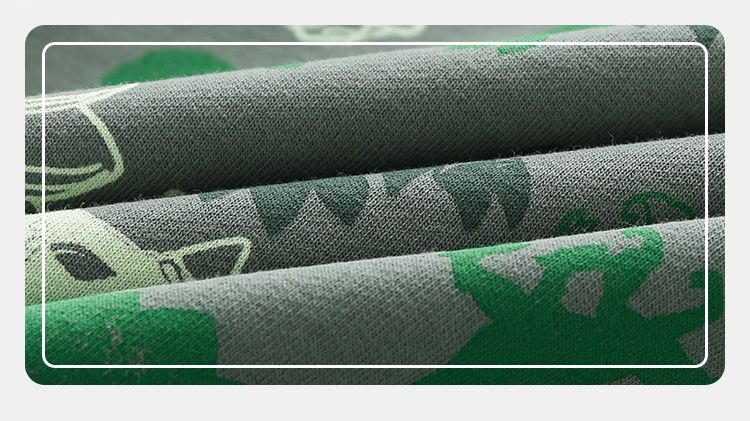 WELLKIDS - 加絨圓領長袖大學T套裝-迷彩恐龍-軍綠+深藍