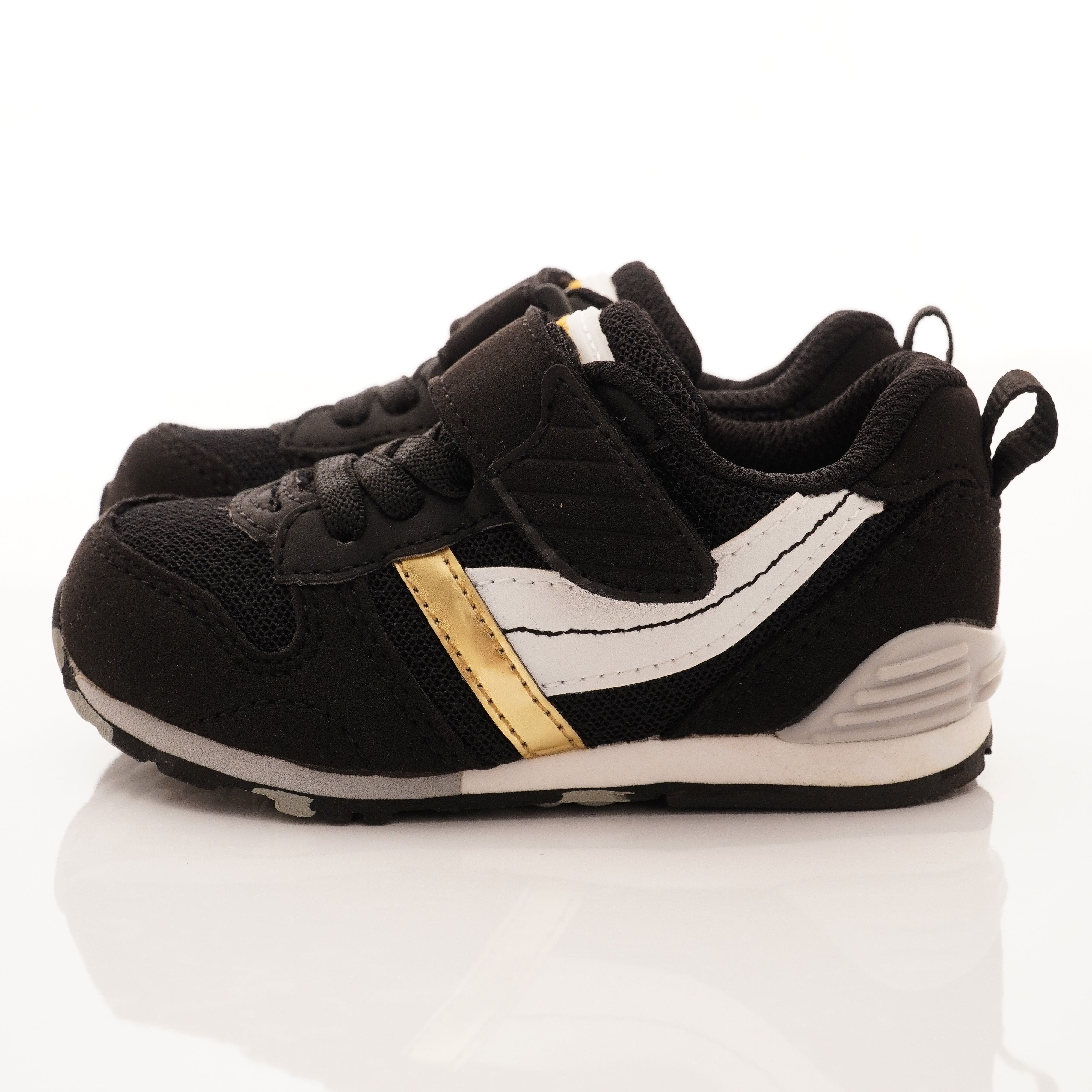 Moonstar日本月星 - 機能童鞋-HI系列2E經典款(中小童段)-黑