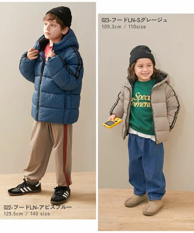 日本 devirock - 可機洗 輕量連帽保暖羽絨外套-手臂徽章-經典黑