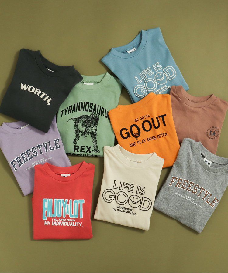 日本 BREEZE - 百搭舒適圓領薄長袖上衣-GO OUT-摩卡