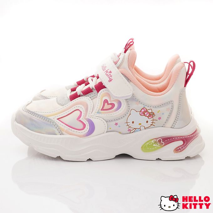 HELLO KITTY - HELLO KITTY-老爹運動童鞋-723207白(中大童段)-運動鞋-白