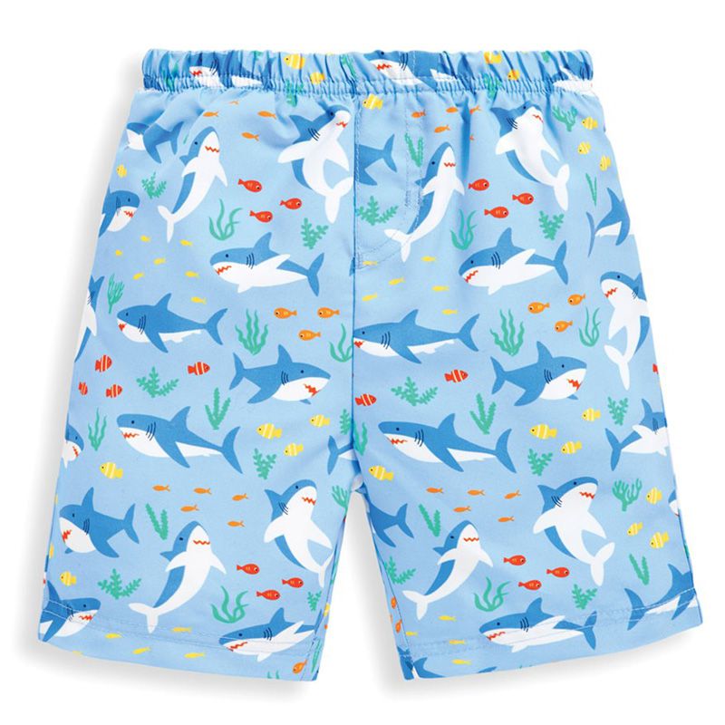 英國 JoJo Maman BeBe - 嬰幼兒/兒童尿布泳褲-鯊魚世界