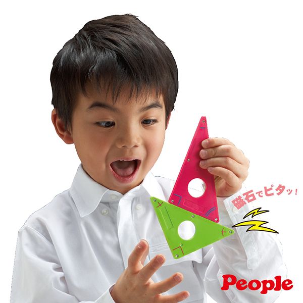 日本 People - 3歲新華達哥拉斯磁性幾何積木組合