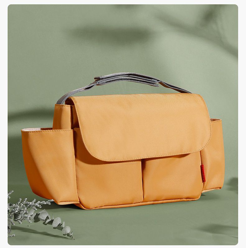 insular - 防水大容量嬰兒推車收納掛袋-淡粉色 (36x11.5.17cm)