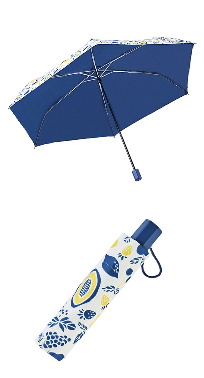 Rainstory - -8°降溫凍齡手開輕細口紅傘-水果派對-手開傘