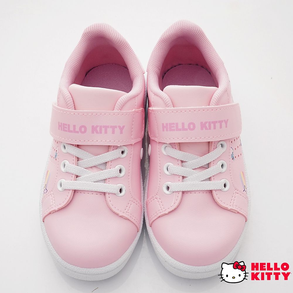HELLO KITTY - 臺灣製流行典雅板鞋休閒運動鞋(中小童款)-粉