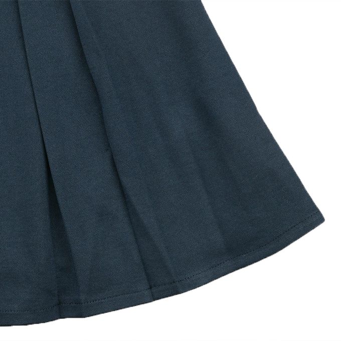 akachan honpo - 百褶洋裝-素面-深藍色