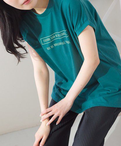 日本 Bou Jeloud - 100%純棉透氣簡約短袖上衣-焦糖橘