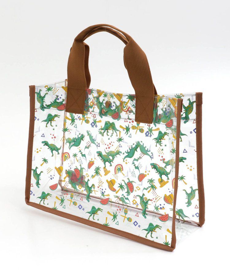 日本 BREEZE - 防水PVC手提袋/游泳包-海洋生物-水藍 (26x35x12.5cm)