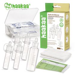紐西蘭 HaaKaa - 矽膠初乳收集器套裝（預滅菌）(20mlx1+4mlx4)-4入x4ml+1入x20ml