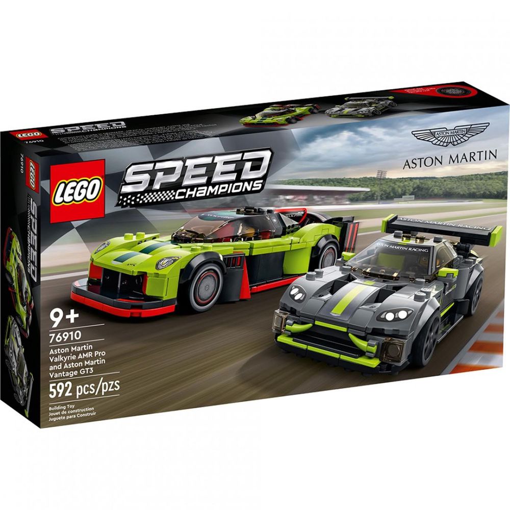 樂高積木 LEGO《 LT76910 》SPEED CHAMPIONS 系列 - Aston Martin Valkyrie AMR Pro and Aston Martin Vantage GT3-592pcs