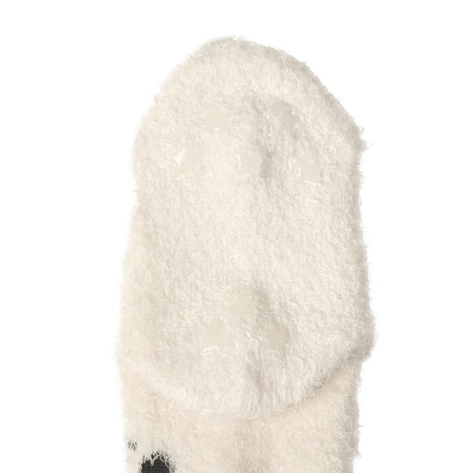 akachan honpo - 蓬鬆襪-動物-米白色 (9～14cm)
